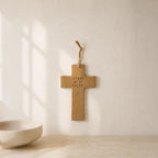 Cruz de cerámica gres