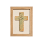 Cuadro cruz cerámica gres