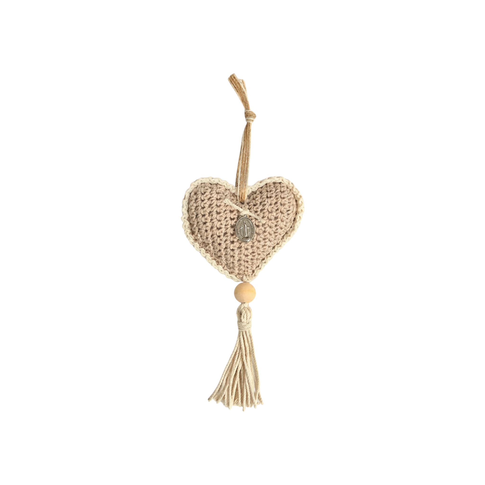 Cunero corazón a crochet