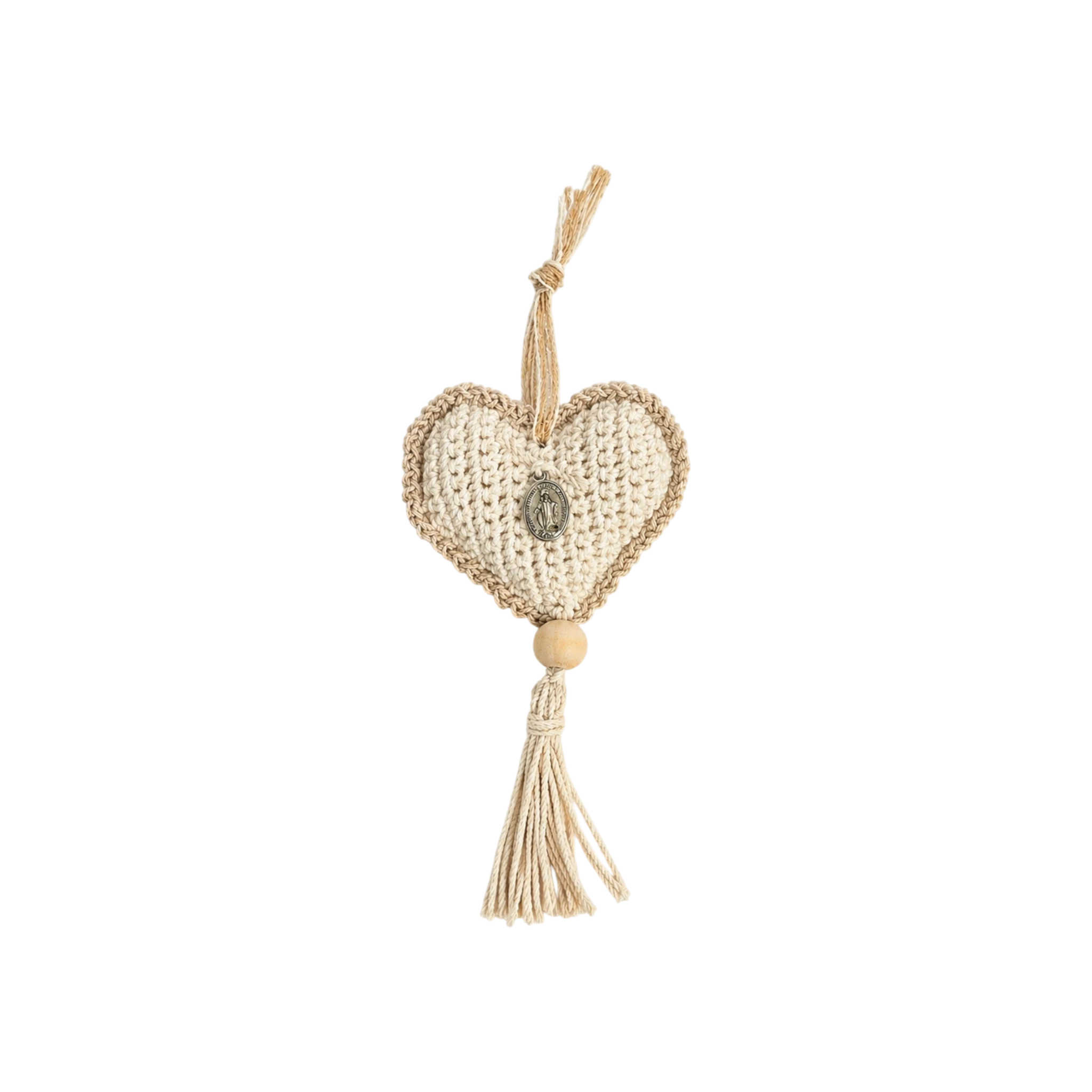 Cunero corazón a crochet