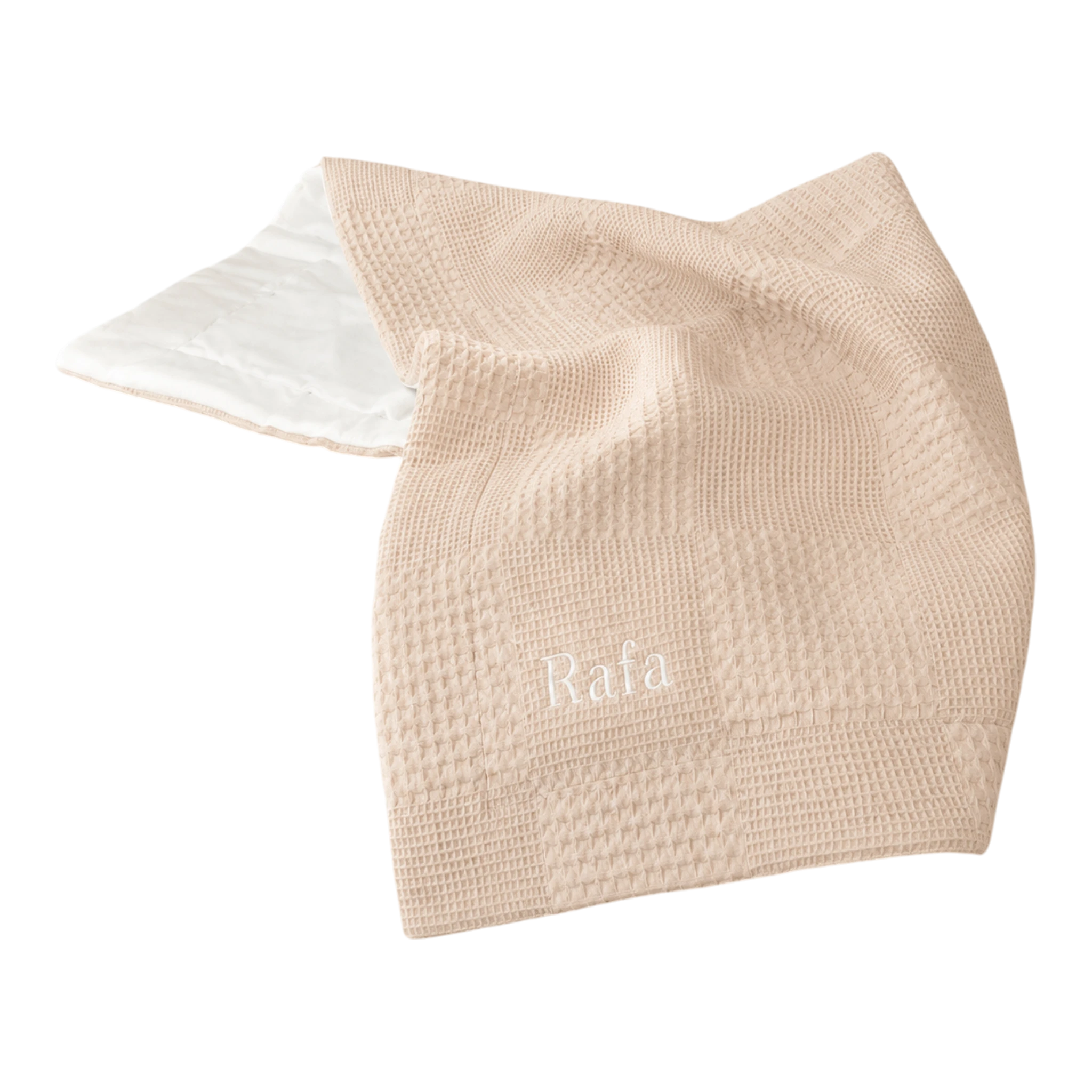 Manta waffle 100% algodón- Personaliza