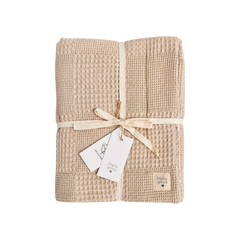 Manta waffle 100% algodón- Personaliza